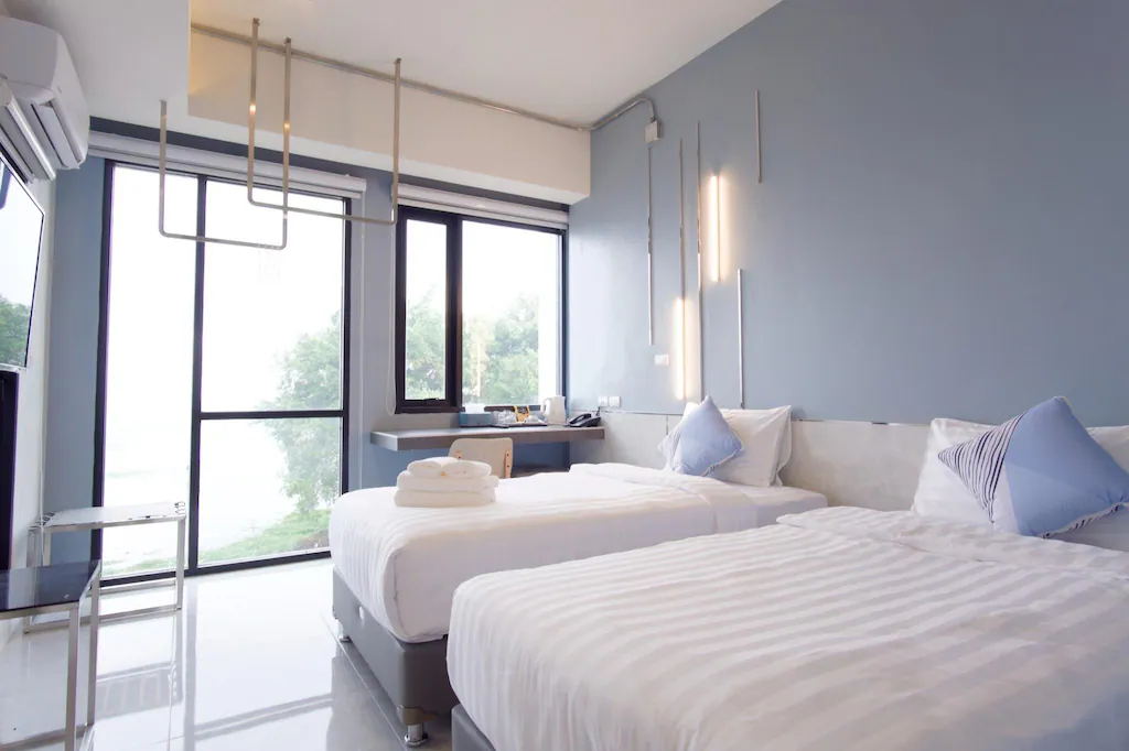 รูปเตียงคู่ของโรงแรม ABIZZ Hotel KwanPhayao