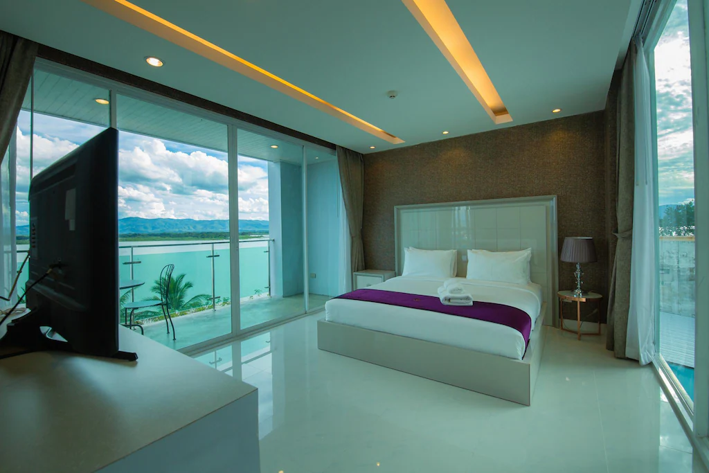 รูปเตียงเดี่ยวของ Phuglong Hotel