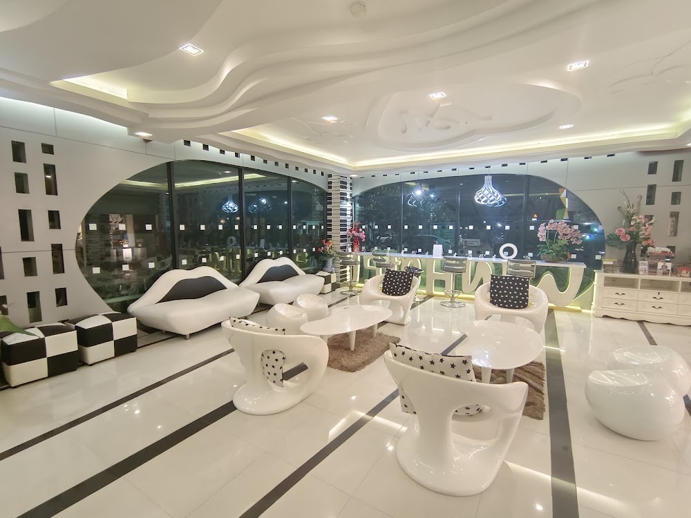 บรรยากาศภายในล็อบบี้ของโรงแรม Win Hotel Phayao