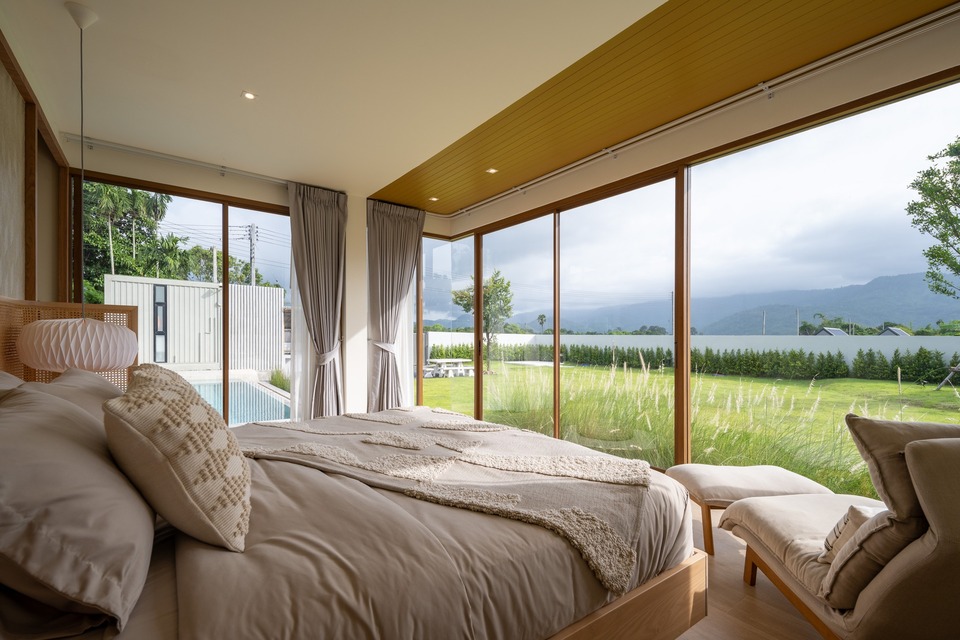 ภาพบรรยากาศในห้องพัก Valcony Villa นครนายก