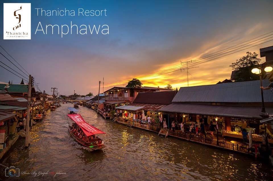 ที่พักอันดับต้นๆ ของตลาดน้ำอัมพวา ฐณิชาฌ์ เฮลท์ตี้ รีสอร์ท